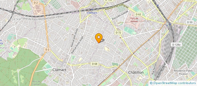 localisation de l'entreprise SCI LAFAYETTE à CLAMART
