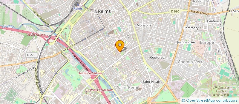 localisation de l'entreprise SCI LAFAYETTE  REIMS