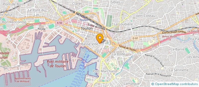 localisation de l'entreprise SCI LAFAYETTE  TOULON