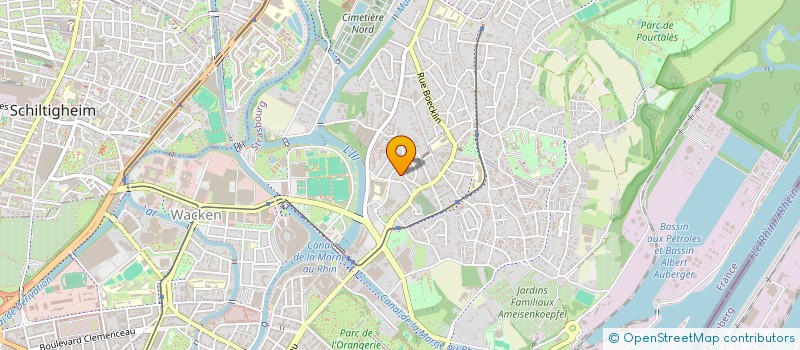 localisation de l'entreprise SCI LAFAYETTE à STRASBOURG