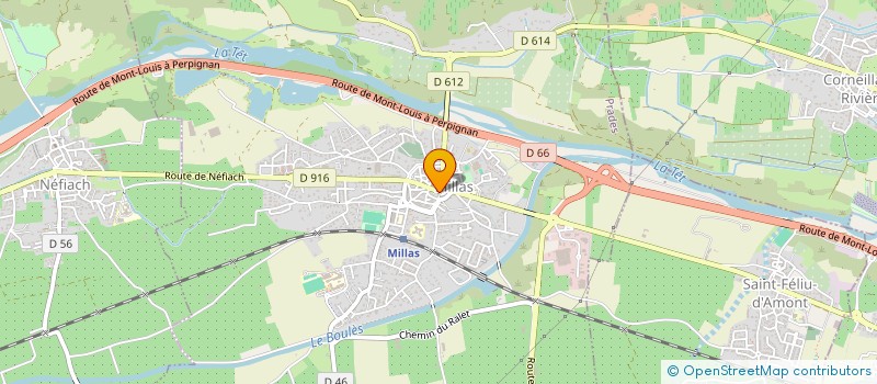 localisation de l'entreprise SCI LAFAYETTE  MILLAS