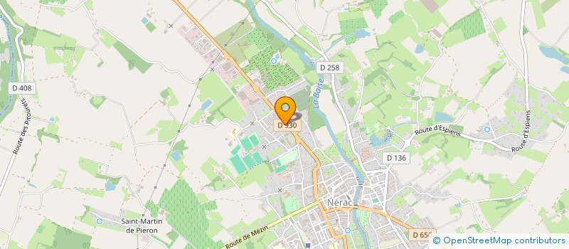 localisation de l'entreprise SCI LAFAYETTE  NERAC