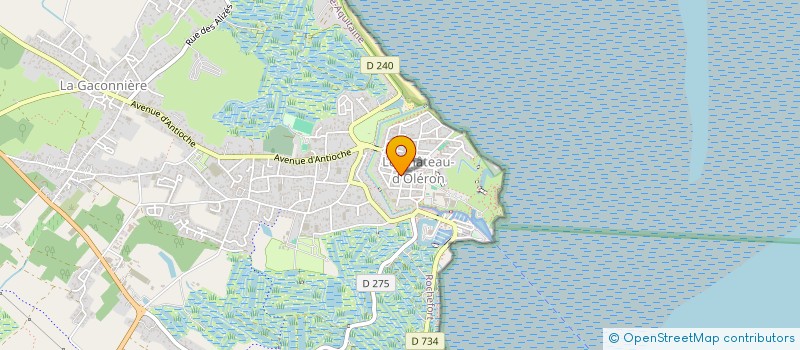 localisation de l'entreprise SCI LAFAYETTE  LE CHATEAU D'OLERON