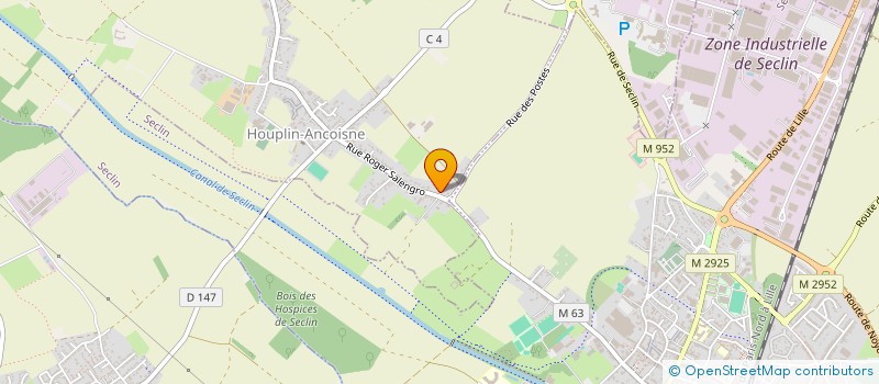 localisation de l'entreprise SCI LAFAYETTE  HOUPLIN-ANCOISNE