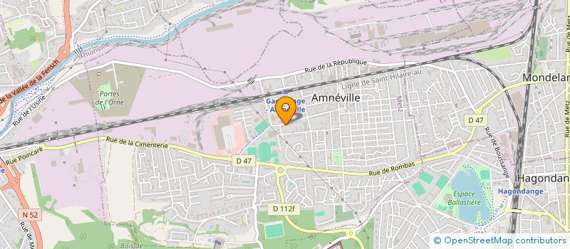 localisation de l'entreprise SCI LAFAYETTE  AMNEVILLE