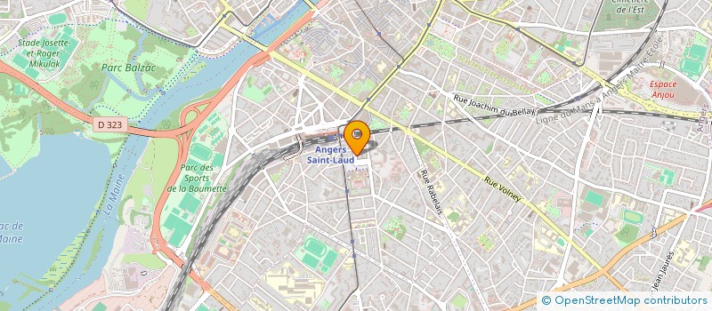 localisation de l'entreprise SCI LAFAYETTE à ANGERS