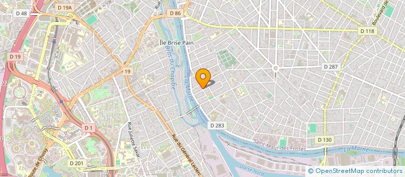 localisation de l'entreprise SCI LAFAYETTE à SAINT-MAUR-DES-FOSSES