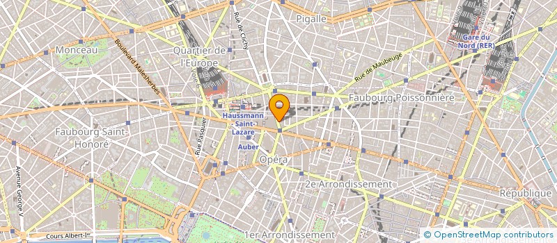 localisation de l'entreprise SCI LAFAYETTE  PARIS