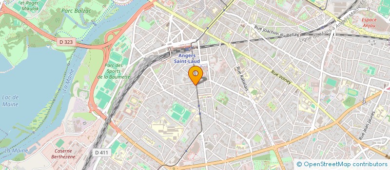 localisation de l'entreprise SCI LAFAYETTE ECHOGRAPHIE à ANGERS