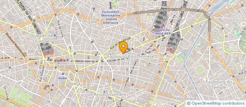 localisation de l'entreprise SCI LAFAYETTE MONTHOLON à PARIS