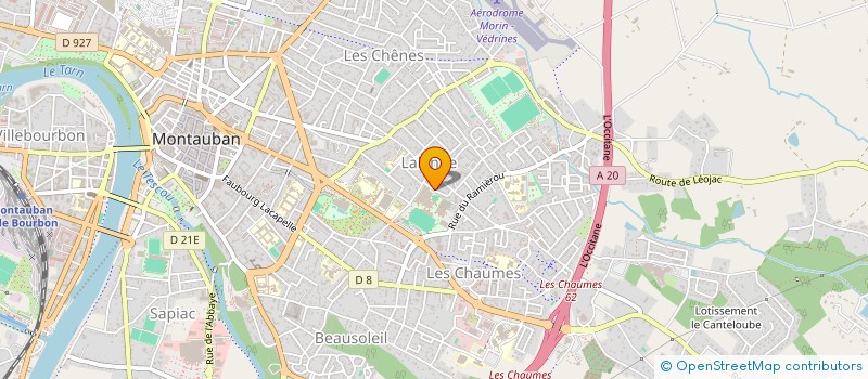 localisation de l'entreprise SCI LAFDEN  MONTAUBAN