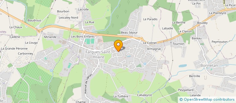 localisation de l'entreprise SCI LAFE  FARGUES-SAINT-HILAIRE