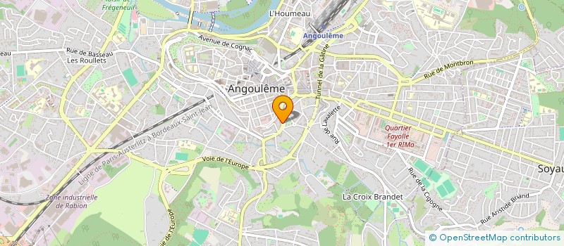 localisation de l'entreprise SCI LAFERRIERE à ANGOULEME