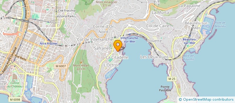localisation de l'entreprise SCI LAFERRIERE L ESPERANCE à VILLEFRANCHE-SUR-MER