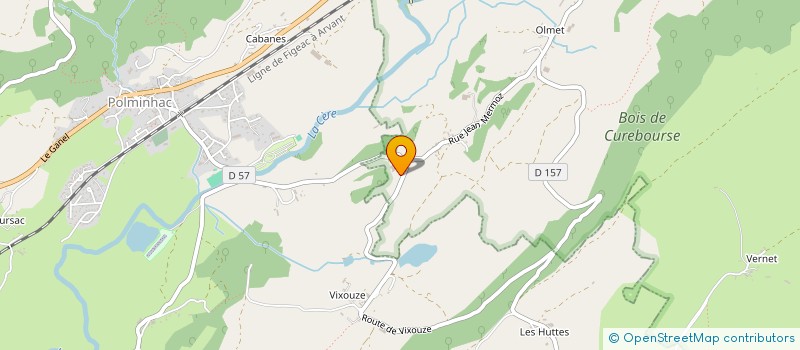 localisation de l'entreprise SCI LAFFAIRE à POLMINHAC