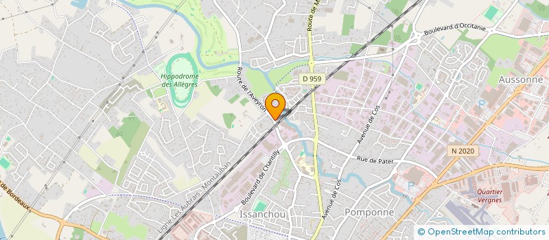 localisation de l'entreprise SCI LAFFLO  MONTAUBAN