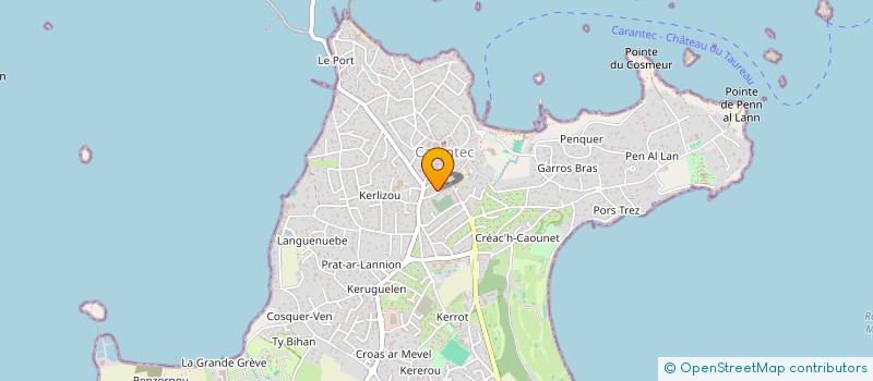 localisation de l'entreprise SCI LAFFONT  CARANTEC