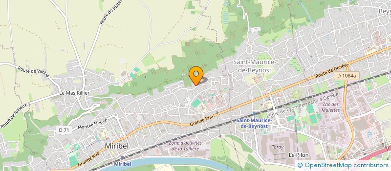 localisation de l'entreprise SCI LAFFONT à MIRIBEL