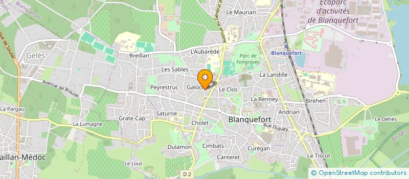 localisation de l'entreprise SCI LAFFORGUE à BLANQUEFORT