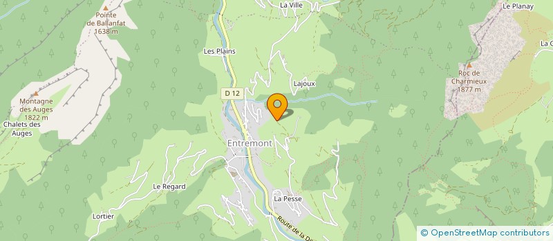 localisation de l'entreprise SCI LAFI BALA  GLIERES-VAL-DE-BORNE