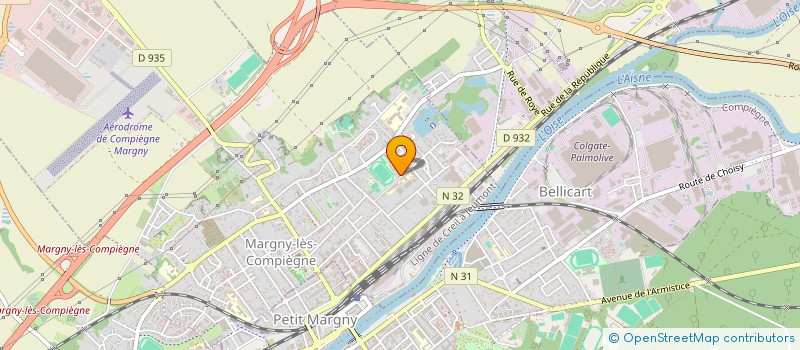 localisation de l'entreprise SCI LAFIA  MARGNY-LES-COMPIEGNE