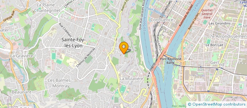 localisation de l'entreprise SCI  LAFIDESIENNE  SAINTE-FOY-LES-LYON