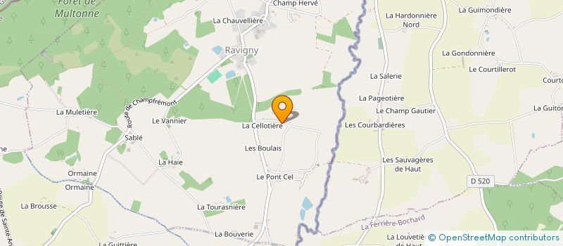 localisation de l'entreprise SCI LAFITE LEPONT IMMO  RAVIGNY