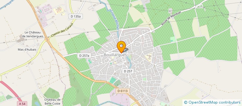 localisation de l'entreprise SCI LAFITTE  BOUILLARGUES