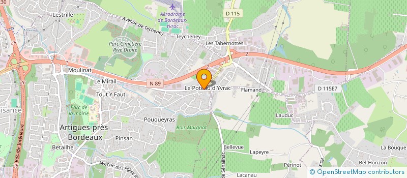 localisation de l'entreprise SCI LAFITTE  ARTIGUES-PRES-BORDEAUX