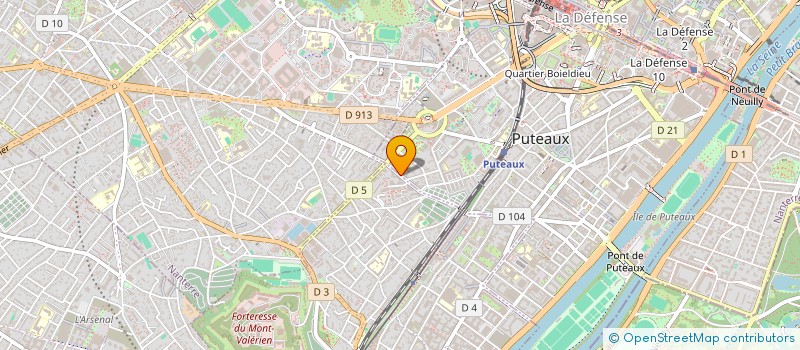 localisation de l'entreprise SCI LAFITTE  PUTEAUX