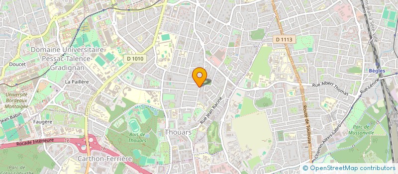 localisation de l'entreprise SCI LAFITTE  TALENCE