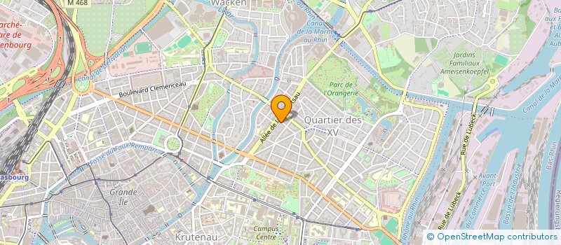 localisation de l'entreprise SCI LAFITTE SILBERMANN  STRASBOURG