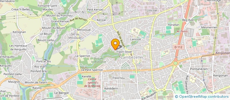 localisation de l'entreprise SCI LAFLAMILI  BREST