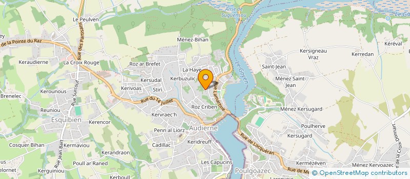 localisation de l'entreprise SCI LAFLECHE  AUDIERNE