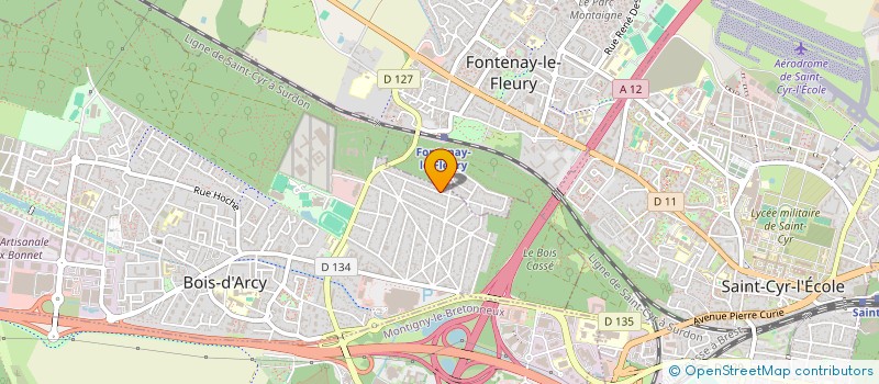 localisation de l'entreprise SCI LAFLEUR  BOIS-D'ARCY