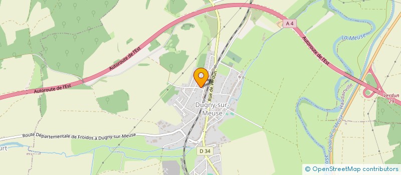 localisation de l'entreprise SCI LAFLOTTE à DOUAUMONT-VAUX
