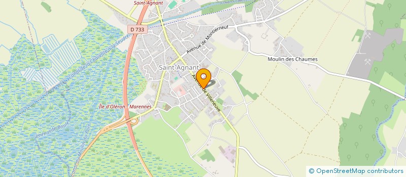 localisation de l'entreprise SCI LAFON  SAINT-AGNANT