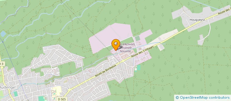 localisation de l'entreprise SCI LAFON  AUDENGE