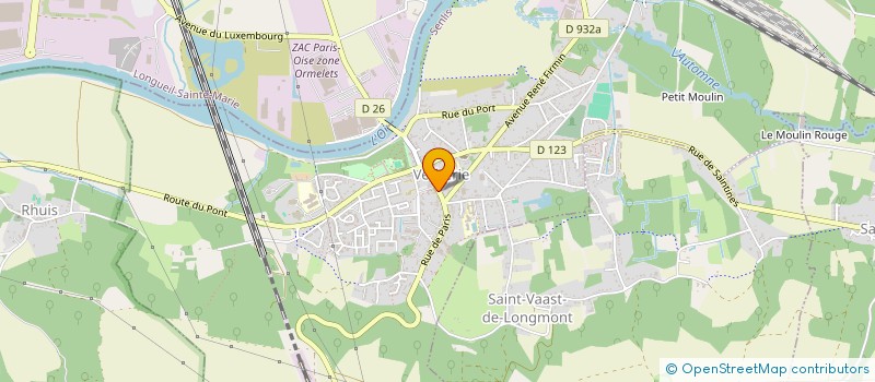 localisation de l'entreprise SCI LAFON-GUYADER  VERBERIE