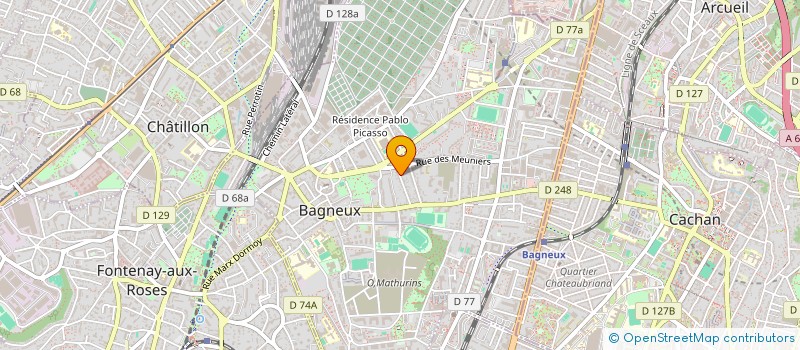 localisation de l'entreprise SCI LAFOND à BAGNEUX