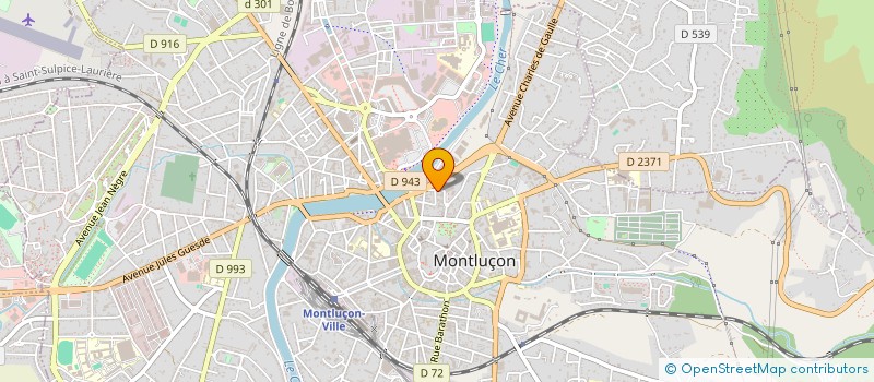 localisation de l'entreprise SCI LAFOND à MONTLUCON