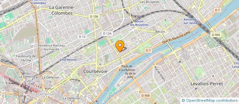 localisation de l'entreprise SCI LAFOND - ABED à COURBEVOIE