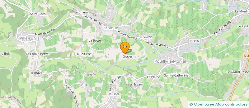 localisation de l'entreprise SCI LAFOND MORIAUD à PORTE-DES-PIERRES-DOREES