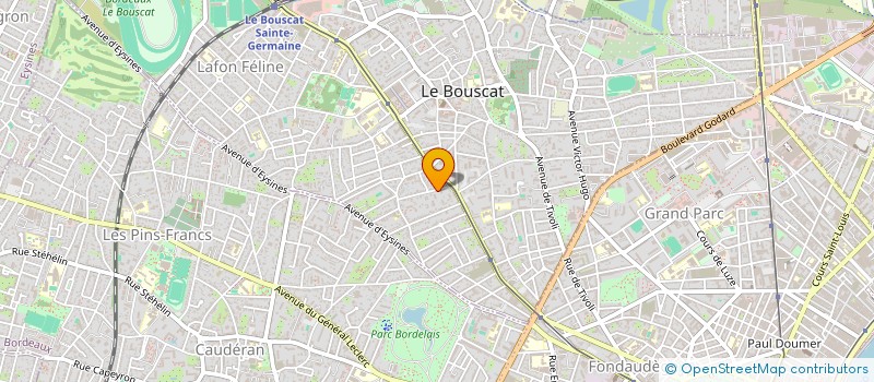 localisation de l'entreprise SCI LAFONG  LE BOUSCAT