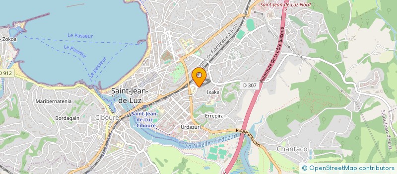 localisation de l'entreprise SCI LAFONT  SAINT-JEAN-DE-LUZ