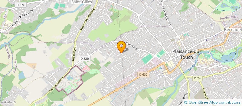 localisation de l'entreprise SCI LAFONT  PLAISANCE-DU-TOUCH