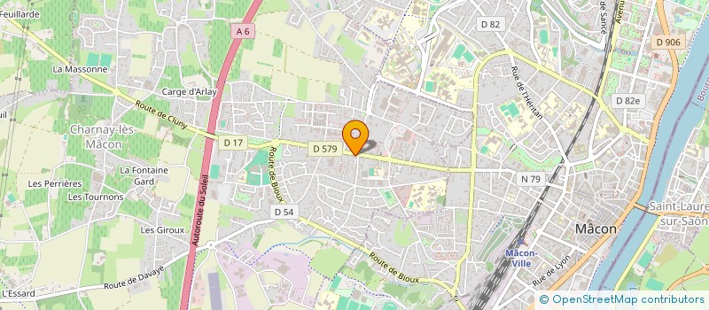 localisation de l'entreprise SCI LAFONTAINE à CHARNAY-LES-MACON