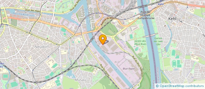 localisation de l'entreprise SCI LAFONTAINE  STRASBOURG