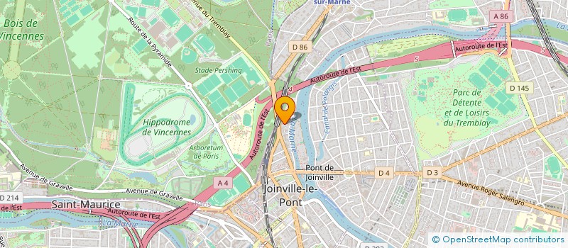 localisation de l'entreprise SCI LAFONTAINE à JOINVILLE-LE-PONT
