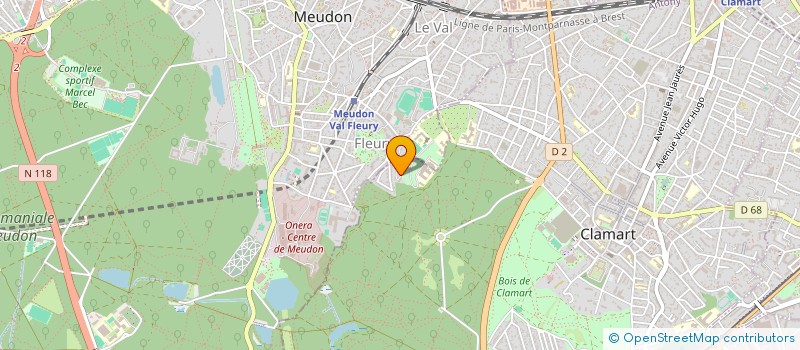 localisation de l'entreprise SCI LAFORET à MEUDON